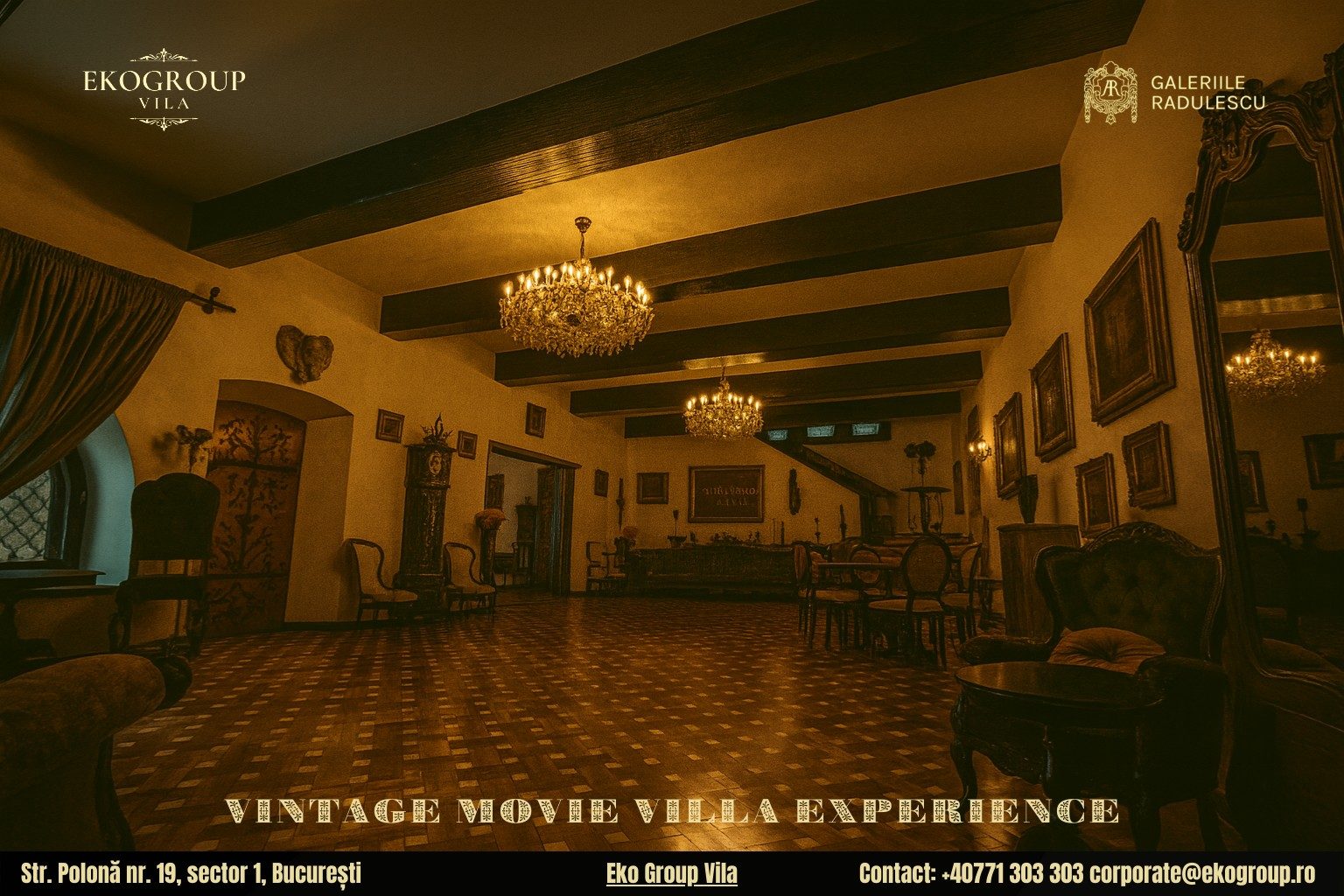 Crăciunul anilor ’30: o experiență la Eko Group Vila ca un film de Crăciun interbelic