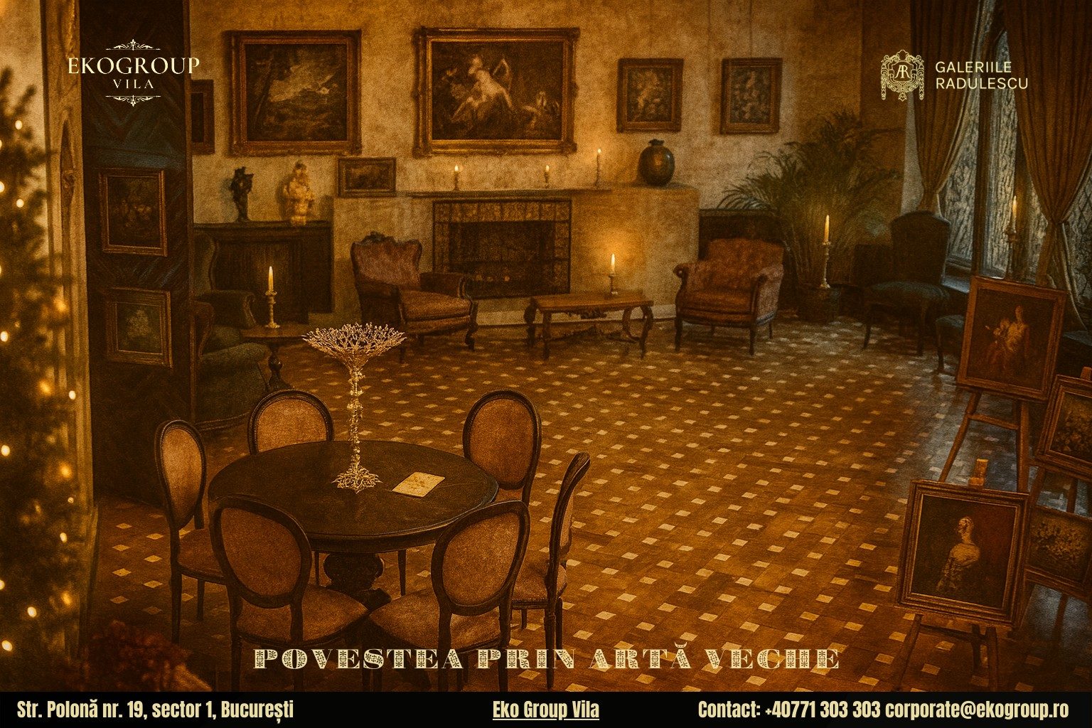 Povestea Crăciunului: O călătorie în atmosfera fermecătoare a anilor ’30 la Eko Group Vila